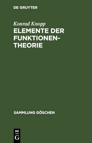 Elemente der funktionentheorie - elemente,