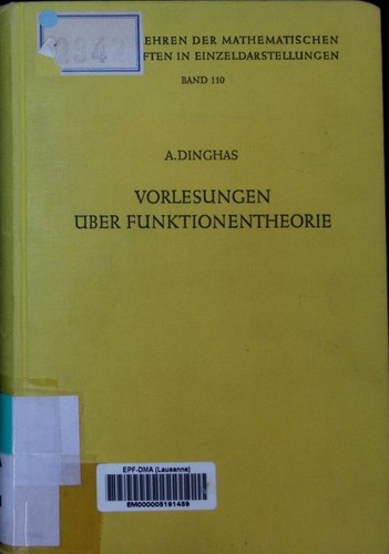 Vorlesungen ueber