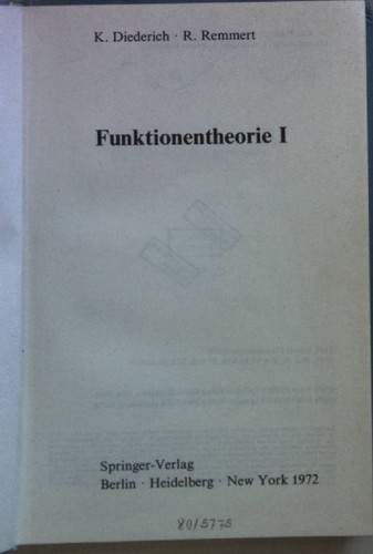Funktionentheorie teil 1 - teil:,