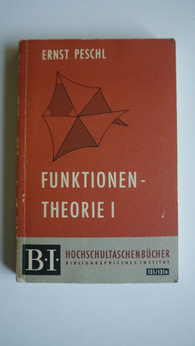 Funktionentheorie ernst - funktionentheorie, i