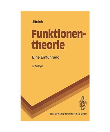 Funktionentheorie eine - funktionentheorie:,