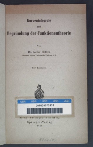 Kurvenintegrale und
