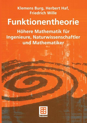 Funktionentheorie höhere - funktionentheorie,