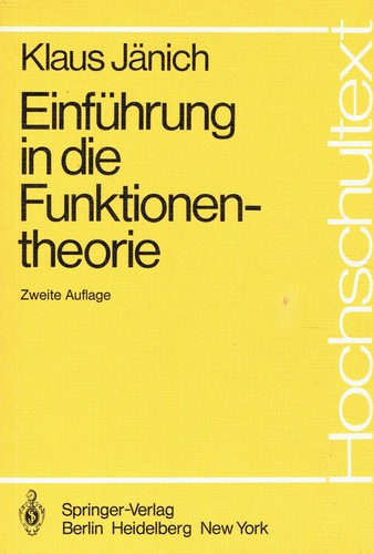 Jänich einführung in - jänich,,
