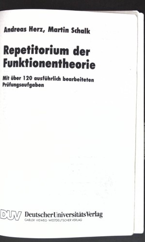 Repetitorium der